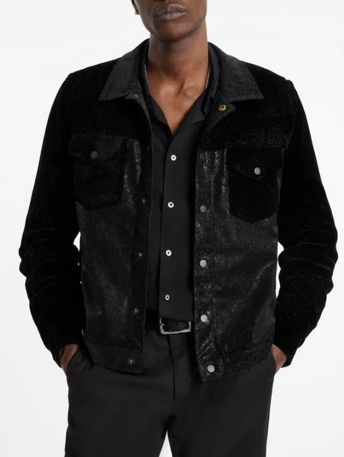 PASSAIC TRUCKER JACKET Black Clothing John Varvatos Coats And Jackets
