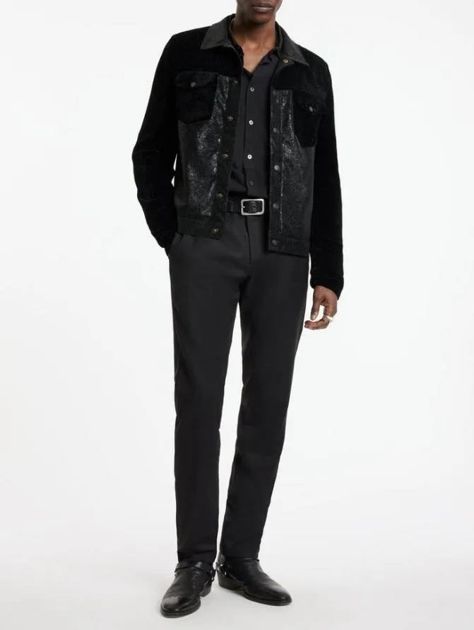 PASSAIC TRUCKER JACKET Black Clothing John Varvatos Coats And Jackets
