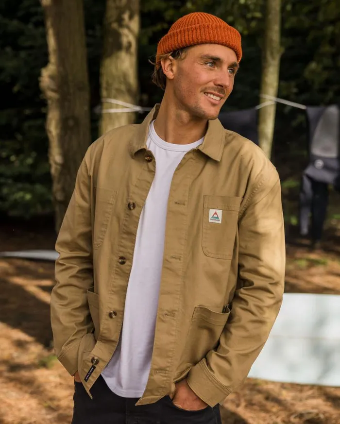 Passenger Clothing Balsa Canvas Overshirt Biscuit Men Shirts