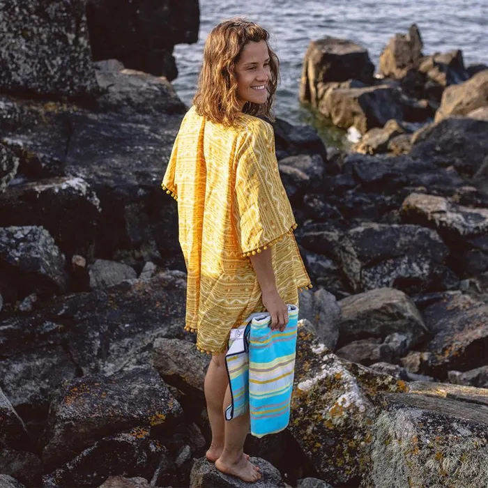 Passenger Clothing Brook Shawl Ochre Yellow Sol Women Tops and TShirts