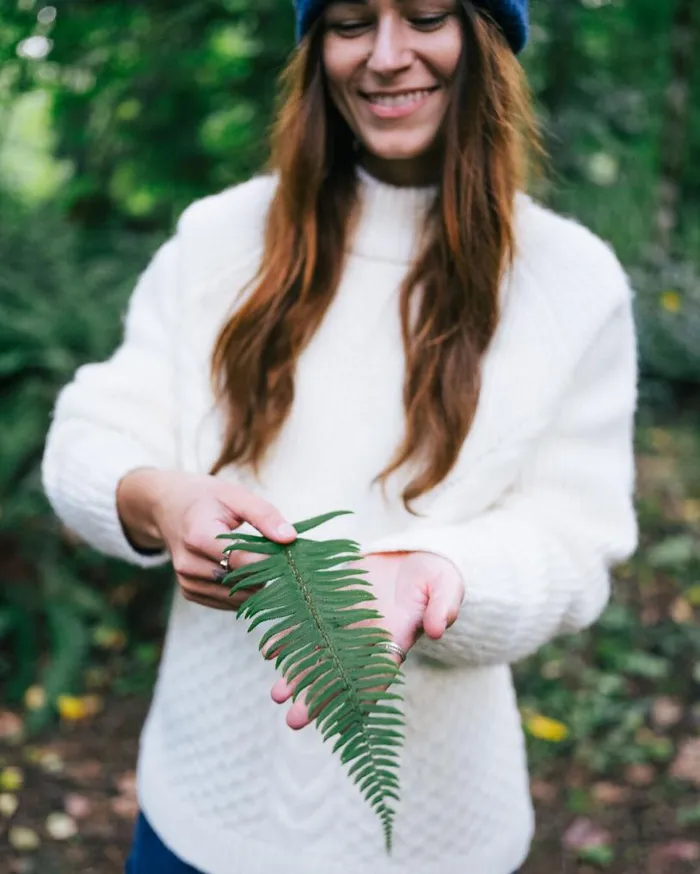 Passenger Clothing Cozy Cable Recycled Knitted Jumper Off White Women Knitwear