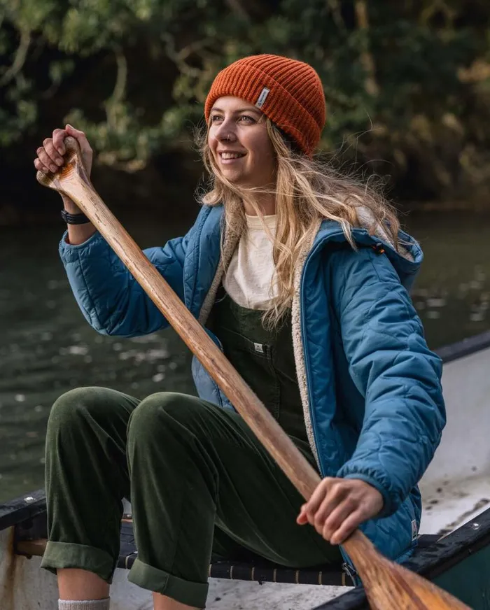 Passenger Clothing Earthy Recycled Sherpa Lined Insulated Jacket Washed Blue Women Jackets Passenger Clothing Earthy Recycled Sherpa Lined Insulated Jacket Washed Blue Women Jackets