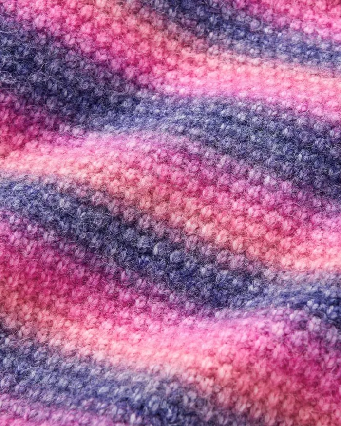 Passenger Clothing Fika Recycled Knitted Jumper Crushed Berry Dip Women Knitwear