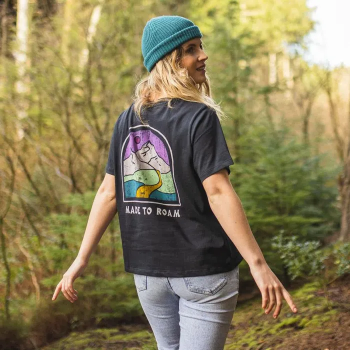 Passenger Clothing Friday Collective Recycled Cotton TShirt Black Women Tops and TShirts