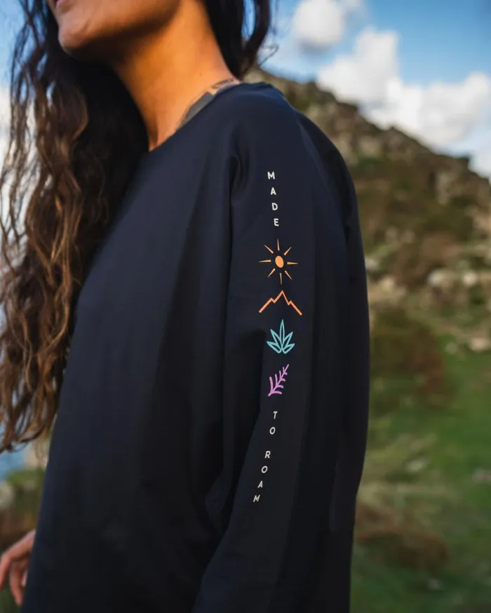 Passenger Clothing Hatha Recycled Active Top Black Women Activewear
