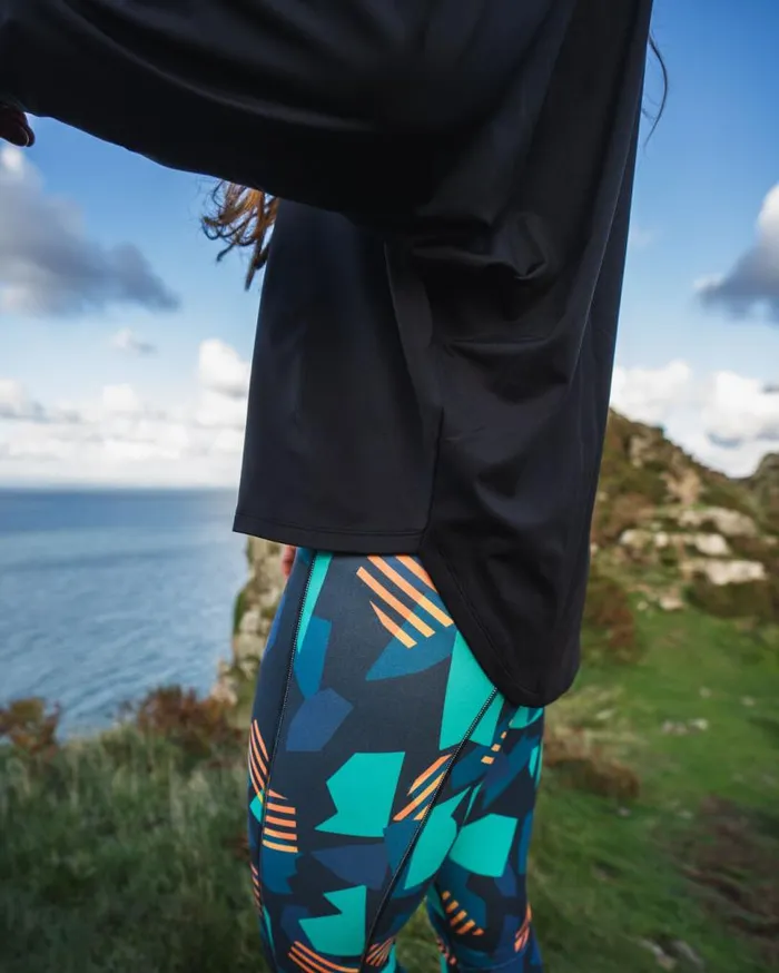 Passenger Clothing Hatha Recycled Active Top Black Women Activewear
