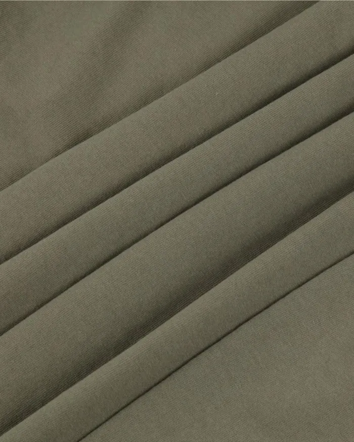 Passenger Clothing Heritage Recycled Relaxed Fit LS TShirt Dusty Olive Men TShirts and Vests