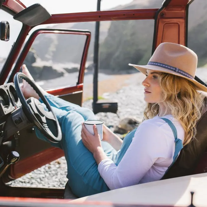 Passenger Clothing Lazy Day Dungarees Ocean Blue Women Dungarees and Trousers