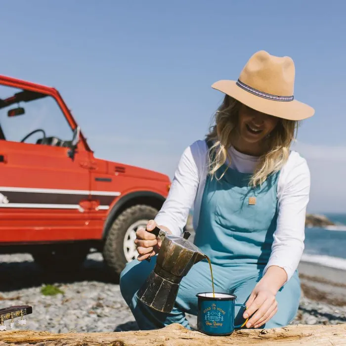 Passenger Clothing Lazy Day Dungarees Ocean Blue Women Dungarees and Trousers