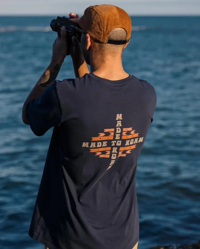 Passenger Clothing Oar Recycled Cotton TShirt Deep Navy Men TShirts and Vests