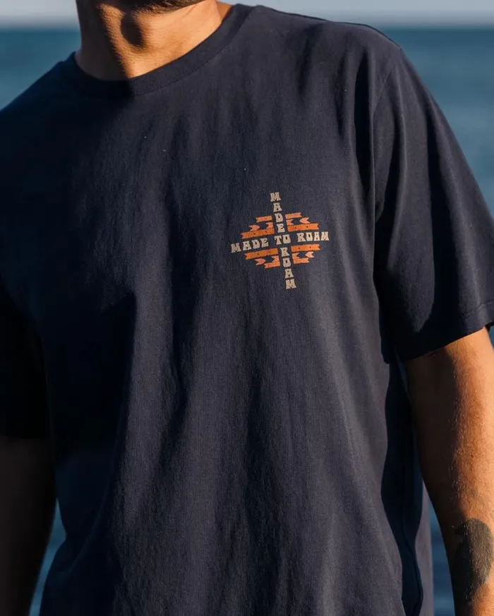 Passenger Clothing Oar Recycled Cotton TShirt Deep Navy Men TShirts and Vests