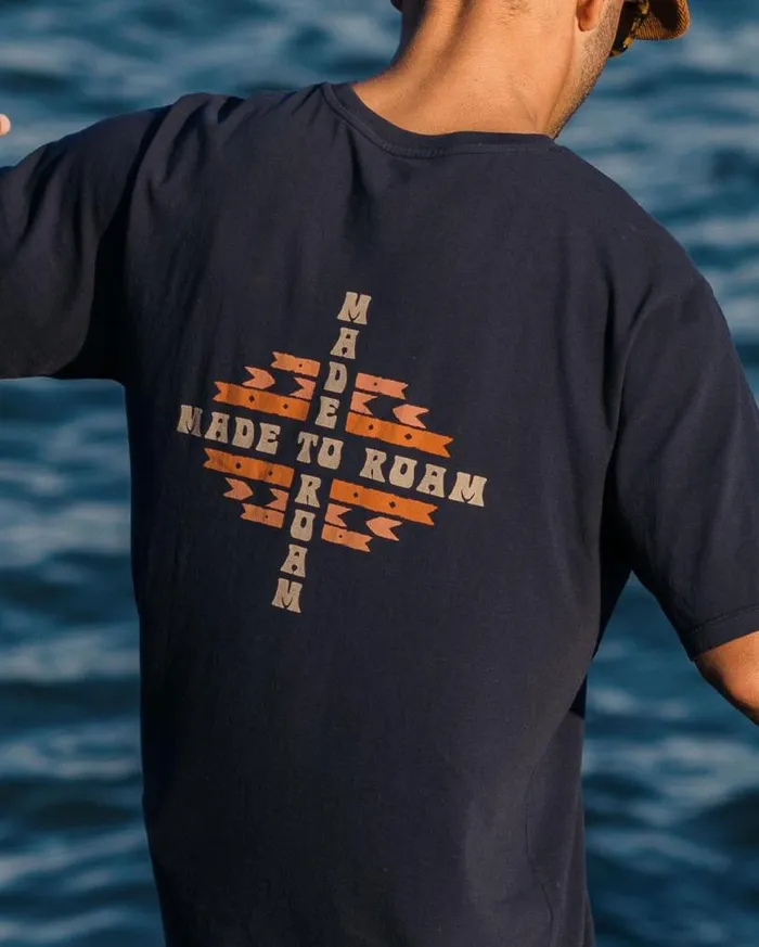 Passenger Clothing Oar Recycled Cotton TShirt Deep Navy Men TShirts and Vests
