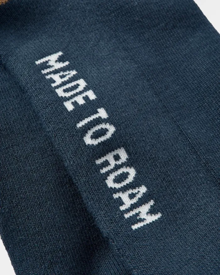 Passenger Clothing Organic Midweight Crew Socks Navy Men Socks