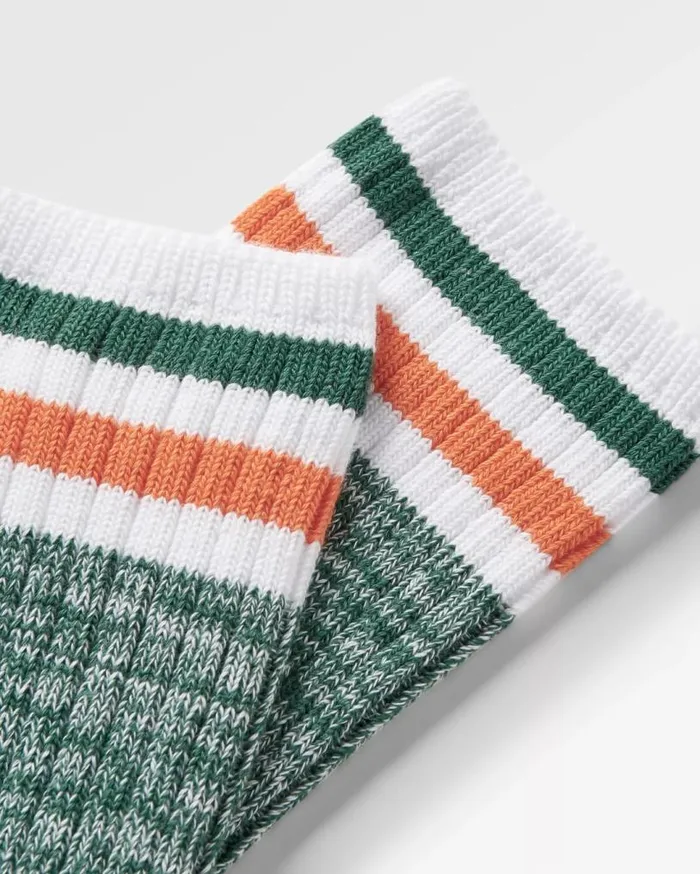 Passenger Clothing Organic Midweight Rib Socks Deep Ocean Men Socks
