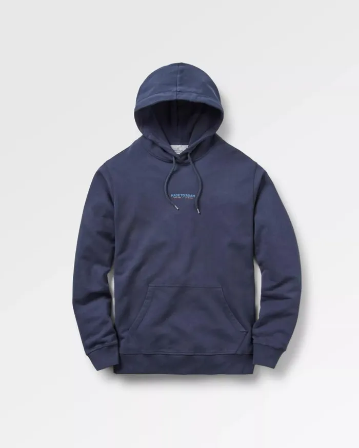 Passenger Clothing Pace Recycled Cotton Hoodie Deep Navy Men Hoodies and Sweatshirts