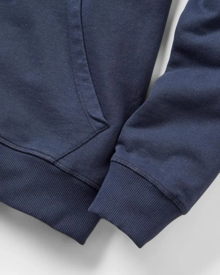 Passenger Clothing Pace Recycled Cotton Hoodie Deep Navy Men Hoodies and Sweatshirts
