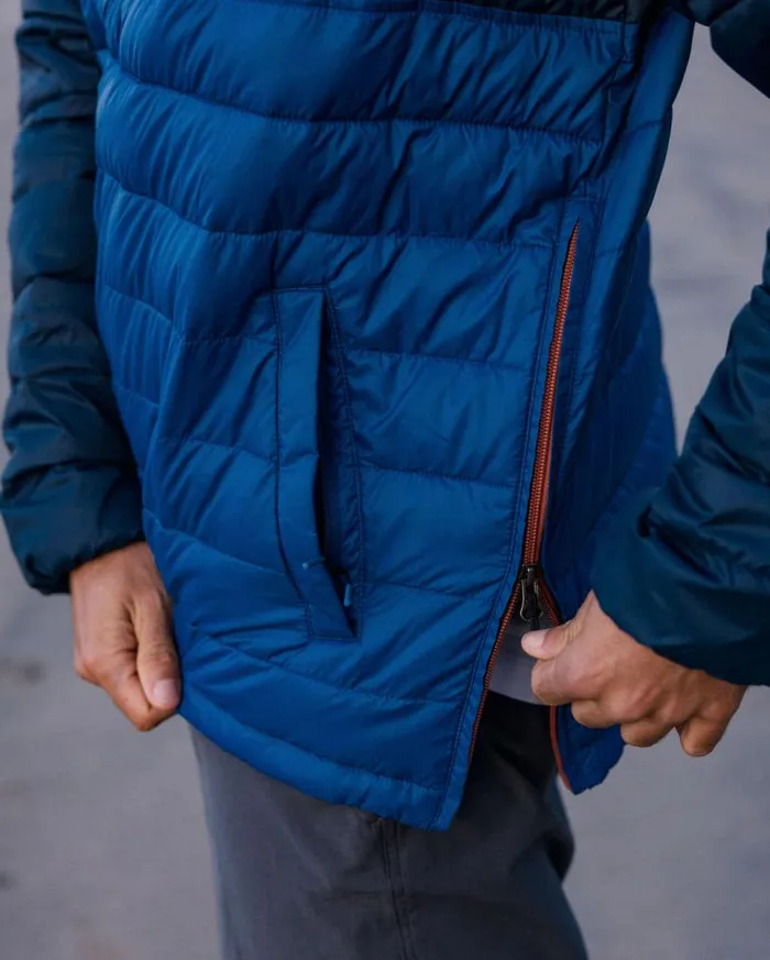 Passenger Clothing Roamer Recycled Insulated Overhead Jacket Rich Navycobalt Men Jackets