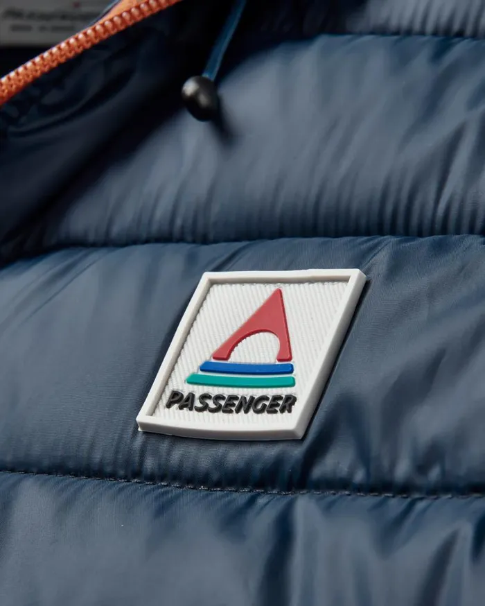 Passenger Clothing Roamer Recycled Insulated Overhead Jacket Rich Navycobalt Men Jackets