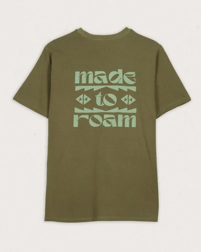 Passenger Clothing Sunrise Recycled Cotton TShirt Loden Green Men TShirts and Vests