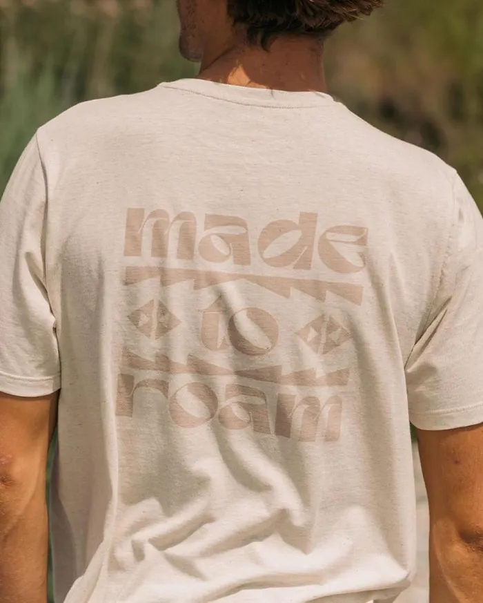 Passenger Clothing Sunrise Recycled Cotton TShirt Milky Marl Men TShirts and Vests
