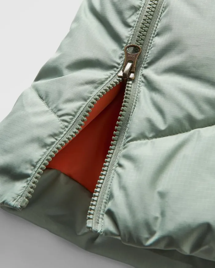 Passenger Clothing Tasman Recycled 20 Long Insulated Jacket Pistachio Women Jackets