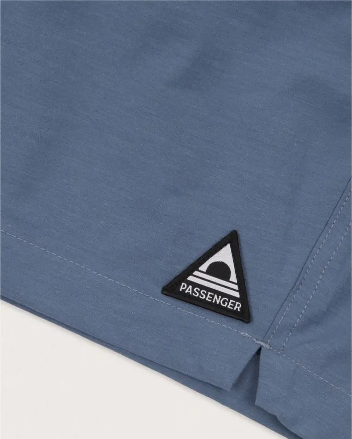 Passenger Clothing Traveller Organic Cotton All Purpose Short Stone Blue Men Shorts