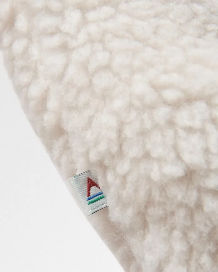 Passenger Clothing Trekker Recycled DeepPile Sherpa Fleece Warm Ivory Men Fleece