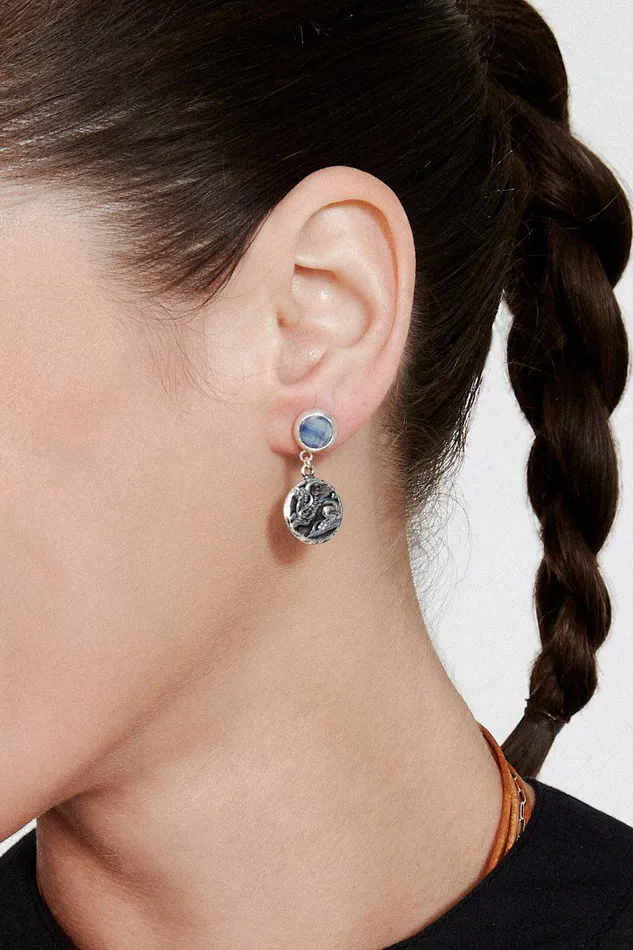 Pegasus Drop Earrings Silver Mix Women Chan Luu Earrings