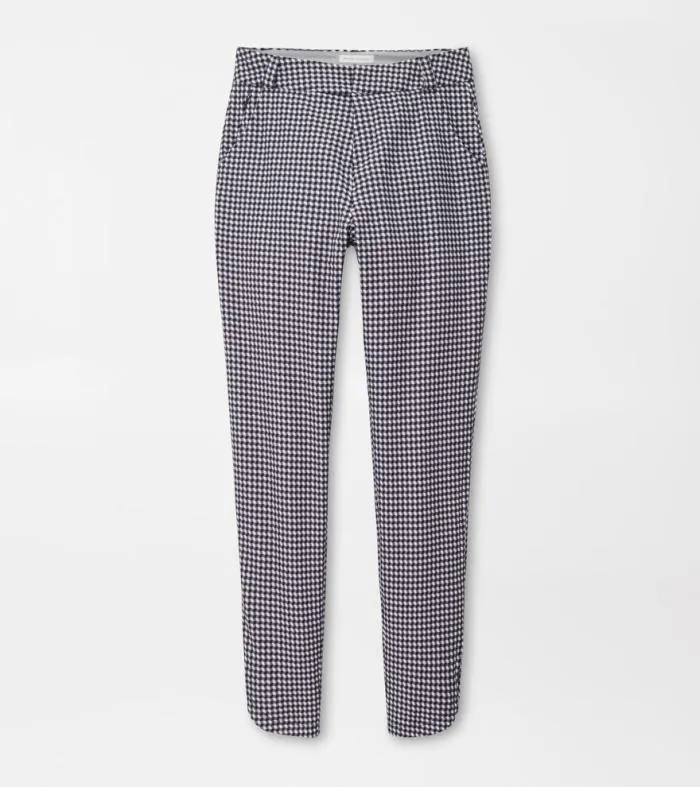 Peter Millar Pants GolfWomen Surge Gingham Print Performance Ankle Pant