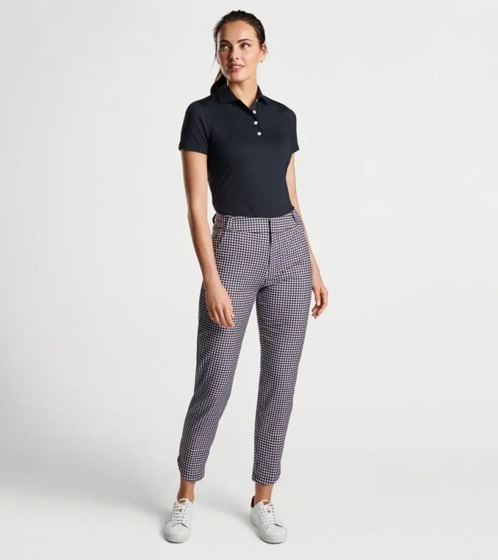 Peter Millar Pants GolfWomen Surge Gingham Print Performance Ankle Pant