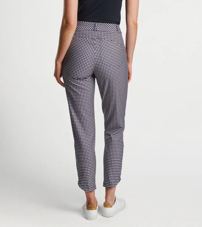 Peter Millar Pants GolfWomen Surge Gingham Print Performance Ankle Pant