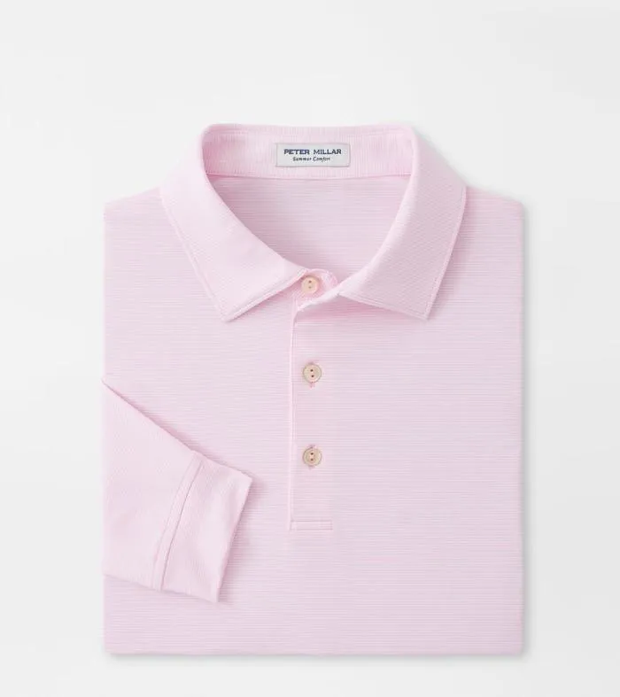 Peter Millar Sun Protection Apparel GolfMen Jubilee LongSleeve Performance Jersey Polo