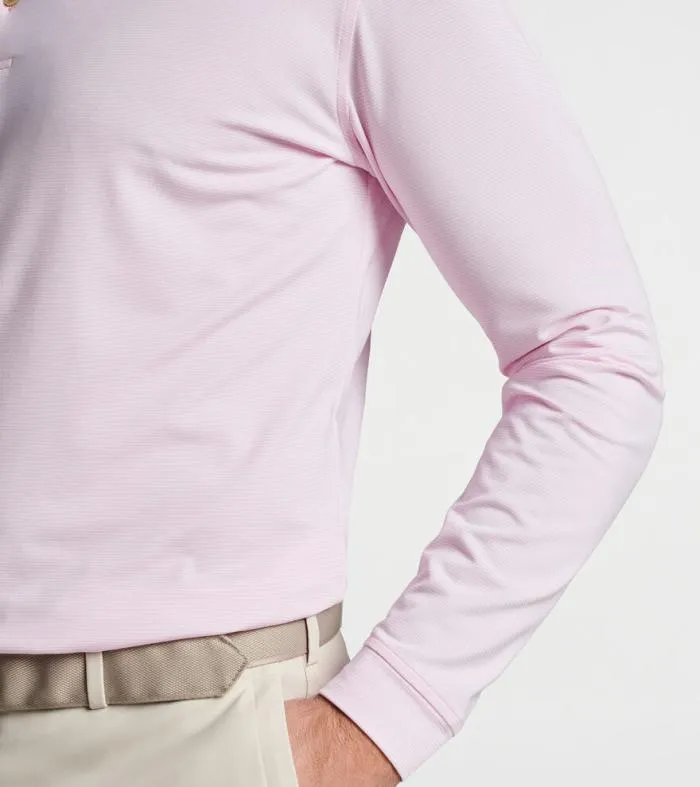 Peter Millar Sun Protection Apparel GolfMen Jubilee LongSleeve Performance Jersey Polo