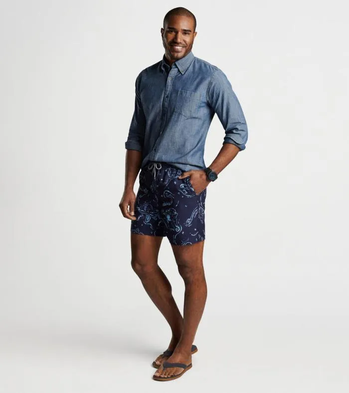 Peter Millar Swim Trunks Men Octobatik Swim Trunk
