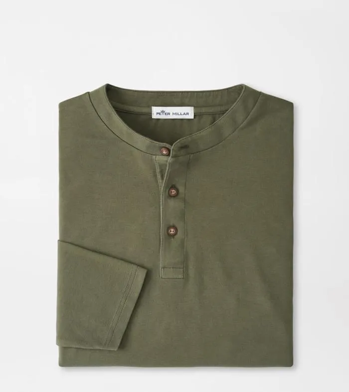 Peter Millar TShirts Men Lava Wash LongSleeve Henley