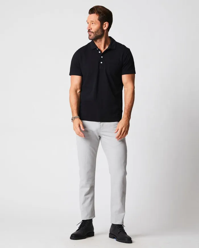 Polos Tees and Henleys Men Billy Reid Pensacola Polo Black
