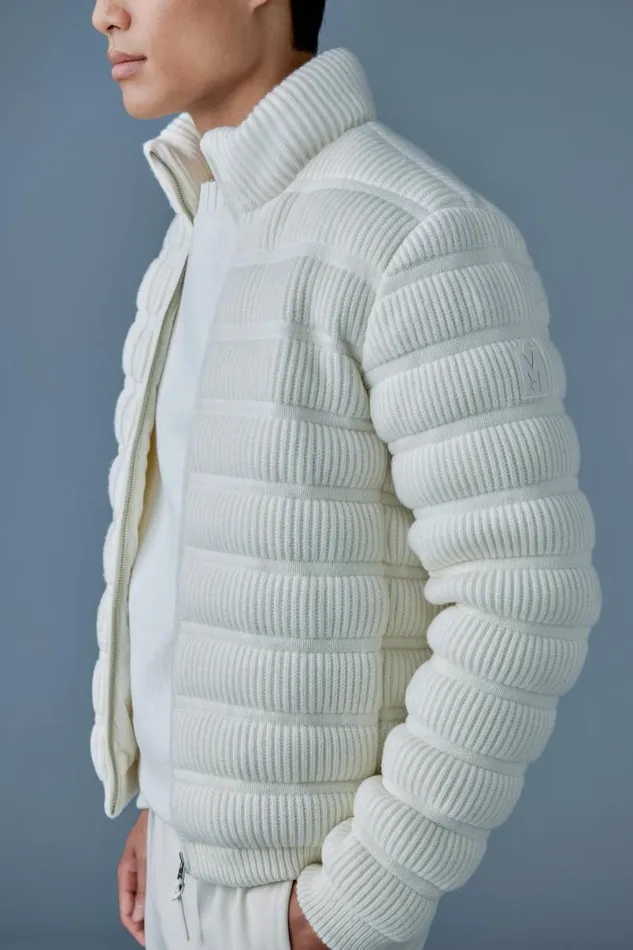 Puffer Men Mackage CHRISTOPHER Cashmere Light Down Jacket Carbon Mix Puffer Men Mackage CHRISTOPHER Cashmere Light Down Jacket Carbon Mix