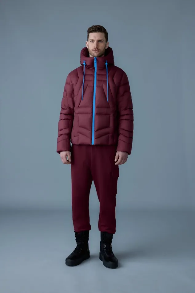 Puffer Men Mackage LUKE Softwash Geometrical Channel Quilt Down Jacket Black Puffer Men Mackage LUKE Softwash Geometrical Channel Quilt Down Jacket Black