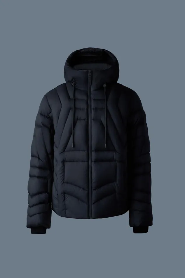 Puffer Men Mackage LUKE Softwash Geometrical Channel Quilt Down Jacket Black Puffer Men Mackage LUKE Softwash Geometrical Channel Quilt Down Jacket Black
