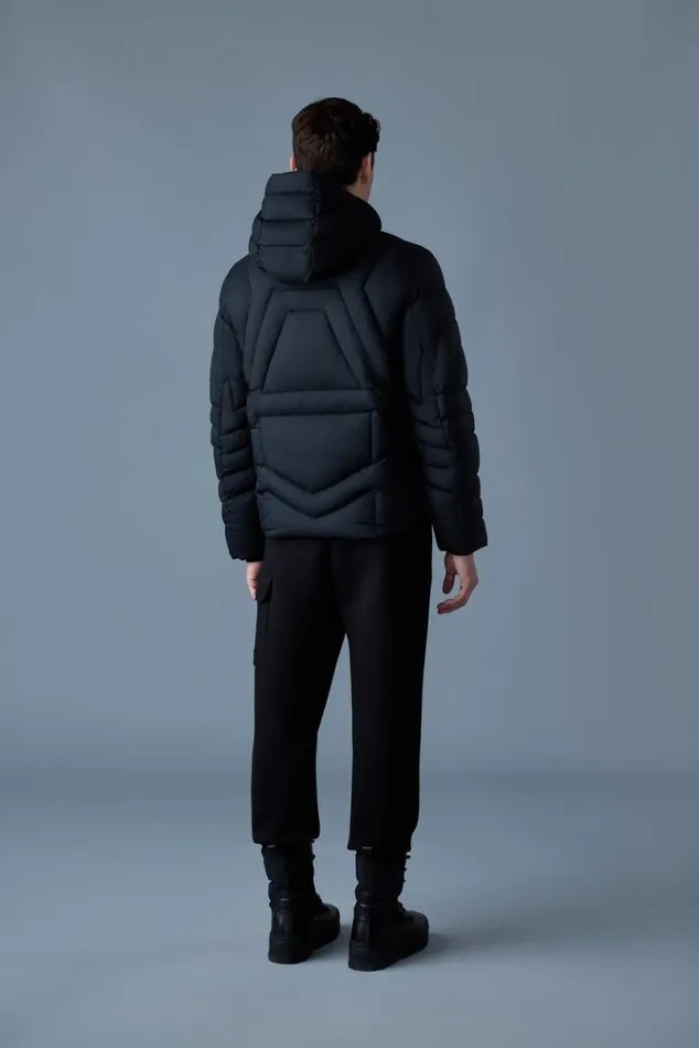 Puffer Men Mackage LUKE Softwash Geometrical Channel Quilt Down Jacket Black Puffer Men Mackage LUKE Softwash Geometrical Channel Quilt Down Jacket Black