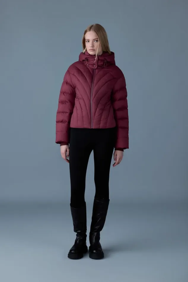 Puffers Women Mackage HOPE Softwash Rounded Quilt Down Jacket Emerald Puffers Women Mackage HOPE Softwash Rounded Quilt Down Jacket Emerald