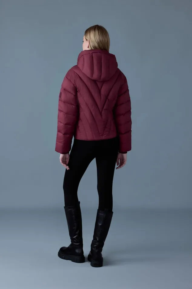 Puffers Women Mackage HOPE Softwash Rounded Quilt Down Jacket Emerald Puffers Women Mackage HOPE Softwash Rounded Quilt Down Jacket Emerald