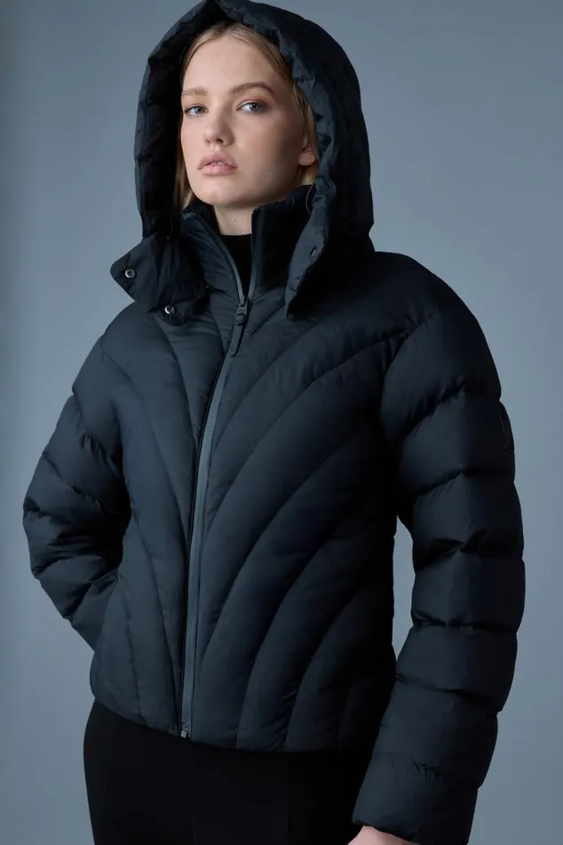 Puffers Women Mackage HOPE Softwash Rounded Quilt Down Jacket Emerald Puffers Women Mackage HOPE Softwash Rounded Quilt Down Jacket Emerald