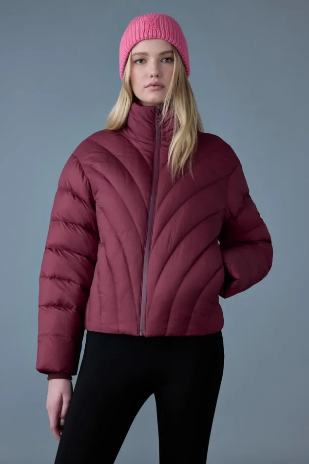 Puffers Women Mackage HOPE Softwash Rounded Quilt Down Jacket Emerald Puffers Women Mackage HOPE Softwash Rounded Quilt Down Jacket Emerald