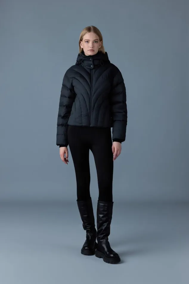 Puffers Women Mackage HOPE Softwash Rounded Quilt Down Jacket Emerald Puffers Women Mackage HOPE Softwash Rounded Quilt Down Jacket Emerald