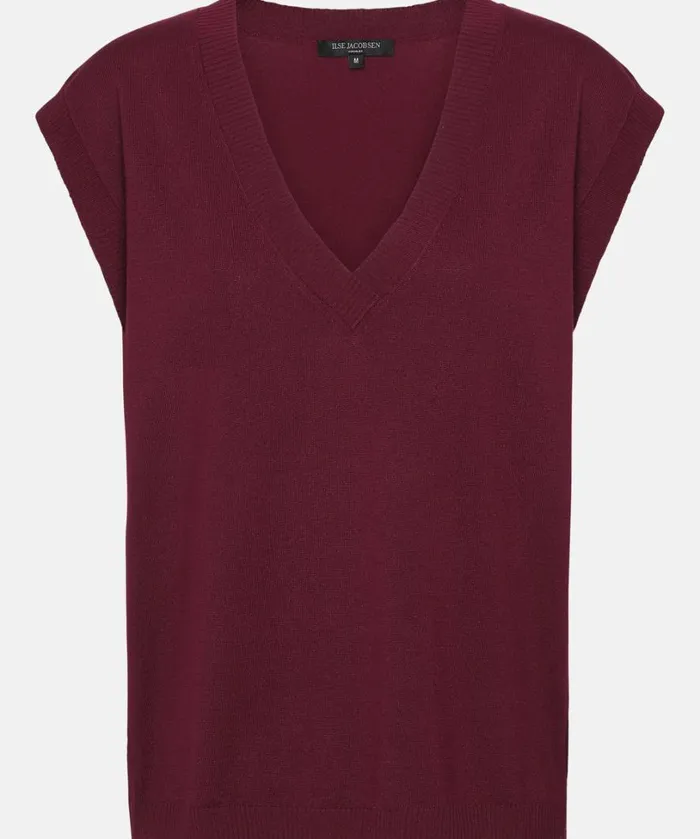 Pullover 8211 Tawny Port Clothing Ilse Jacobsen Knitwear Pullover 8211 Tawny Port Clothing Ilse Jacobsen Knitwear