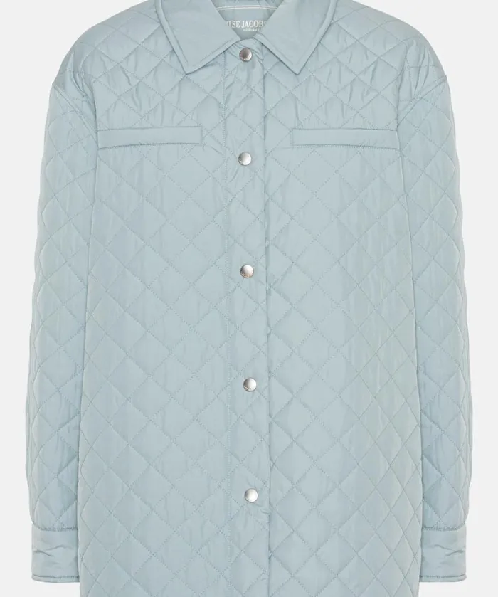 Quilt Jacket 8211 Pale Petroleum Outerwear Ilse Jacobsen All Jackets And Coats Quilt Jacket 8211 Pale Petroleum Outerwear Ilse Jacobsen All Jackets And Coats