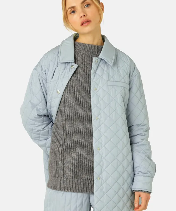 Quilt Jacket 8211 Pale Petroleum Outerwear Ilse Jacobsen All Jackets And Coats Quilt Jacket 8211 Pale Petroleum Outerwear Ilse Jacobsen All Jackets And Coats