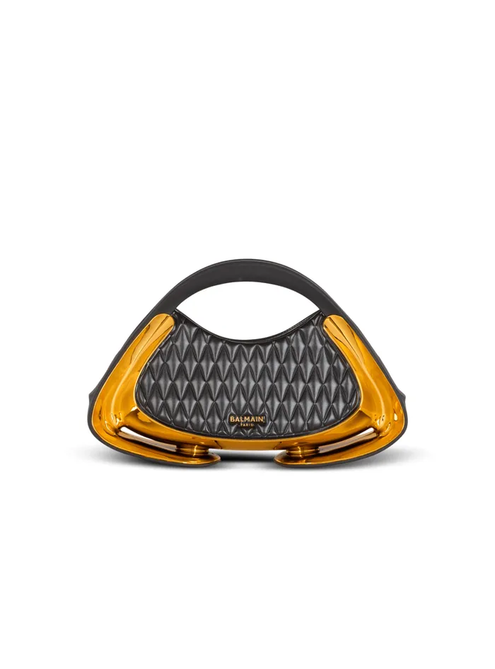 Quilted Medium Jolie Madame Bag Gold Women Balmain Handbags