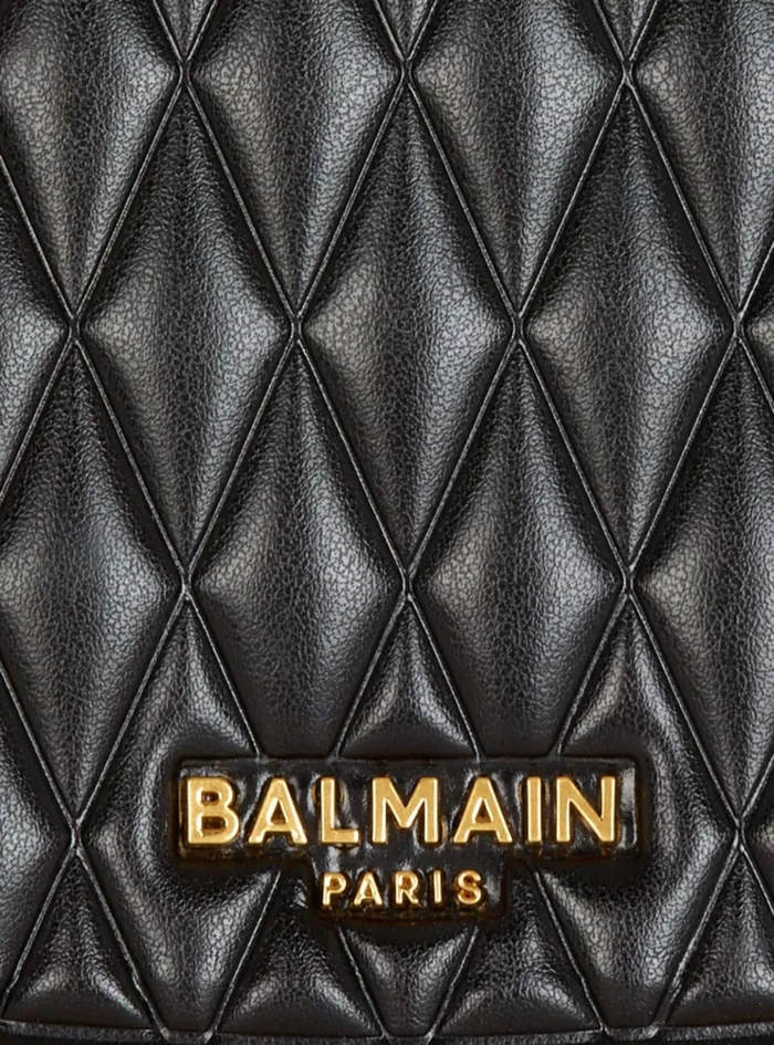 Quilted Medium Jolie Madame Bag Gold Women Balmain Handbags